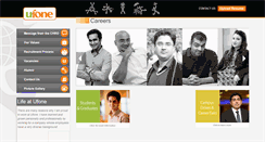 Desktop Screenshot of careers.ufone.com