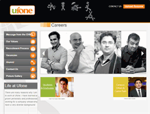 Tablet Screenshot of careers.ufone.com